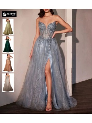 Vestito Donna Maxi Diciottesimo Festa Occasione Speciale Party Dress 110553